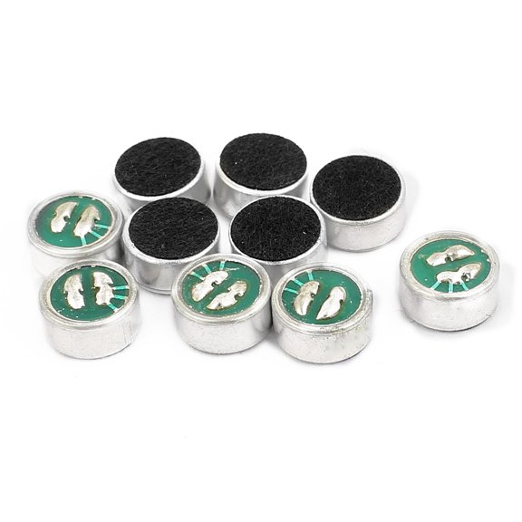 10 Pcs 10mm Dia MIC Electret Condenser Microphones