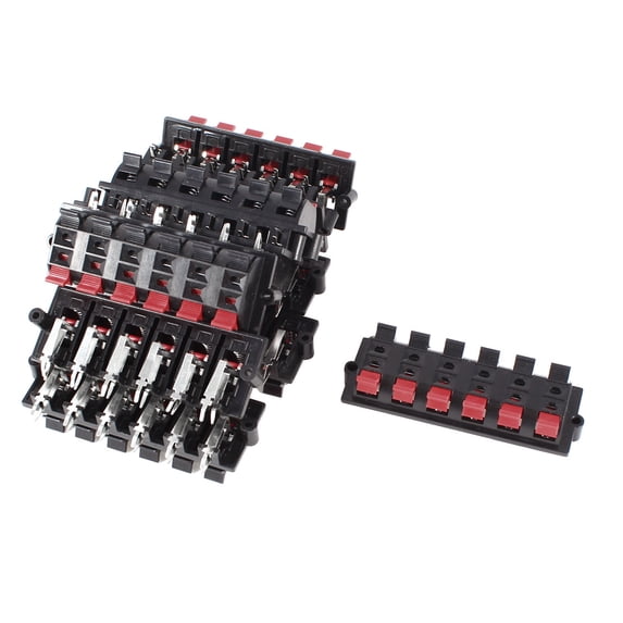 10 Pcs 12 Way Loaded Speaker Terminals Board Connector 90x30mm