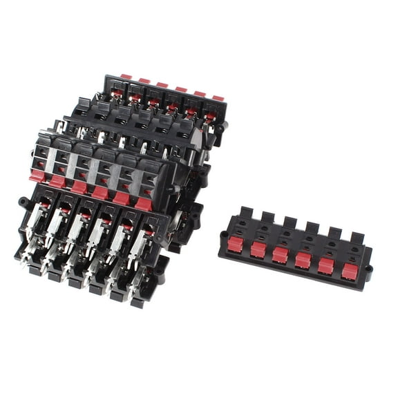 10 Pcs 12 Way Loaded Speaker Terminals Board Connector 90x30mm