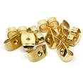 thumbnail image 1 of 10 Pcs 14K Yellow Gold Earring Backs Replacement Earring Backs, 1 of 5