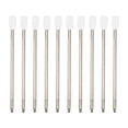 thumbnail image 1 of 10 Pcs 2.8 inch Ballpoint Pen Refills, Smooth Writing Pens Refill, 1ml Replaceable Ballpoint Pen Refill, Metal Refill for Diamond Crystal Stylus and Ballpoint Pens, 1 of 7