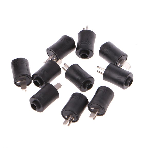 10 Pcs 2 Pin DIN Male Plug 2-Pin Plug Hifi Loudspeaker Solder Connectors