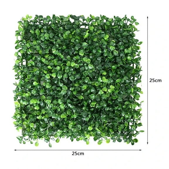 10 Pcs 25 CM Artificial Eucalyptus Hedge Wall Panel Garden Artificial Vertical Garden Fake Plant Grass Boxwood Wedding Decor