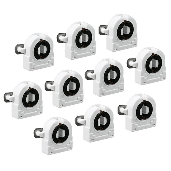 10 Pcs 2A T8 Socket G13 Base Fluorescent Lamp Holder Light Accessory