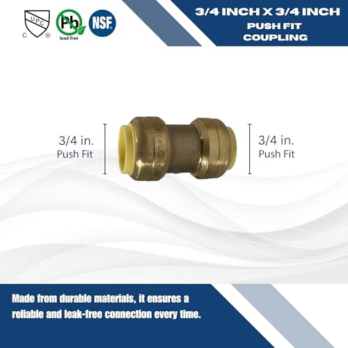 Confezione Da 10  Efield 3/4 X 3/4 X 1/2 Raccordi A Crimpare In Ottone Con Riduzione Pex Astm F1807~p110153051