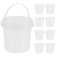 thumbnail image 1 of 10 Pcs 32 oz Deli Containers with Lids and Handles Square Plastic Food Storage Containers Saver Restaurant Stackable Containers for Meal Food Prep Kitchen Party Supplies, 1 of 9