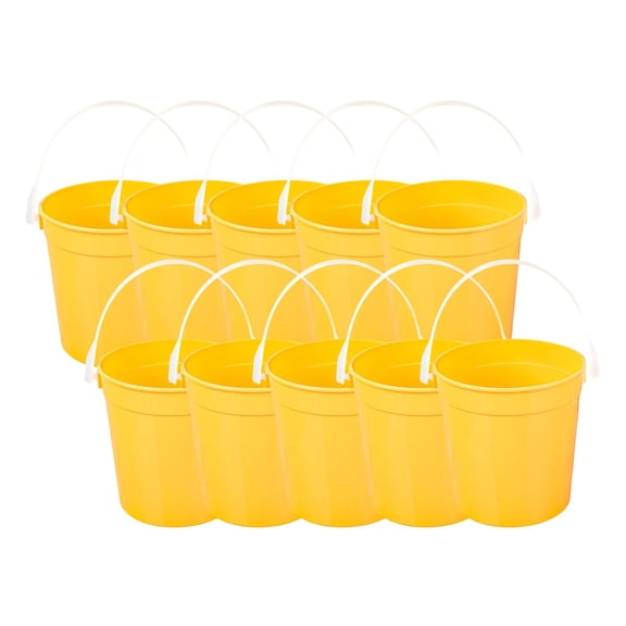 10 Pcs 32oz Drink Buckets, Reusable Snowflake & Cookie Containers, Large Ice Cream Pails for Summer Pool Parties, Halloween, Football Games & Bar Supplies