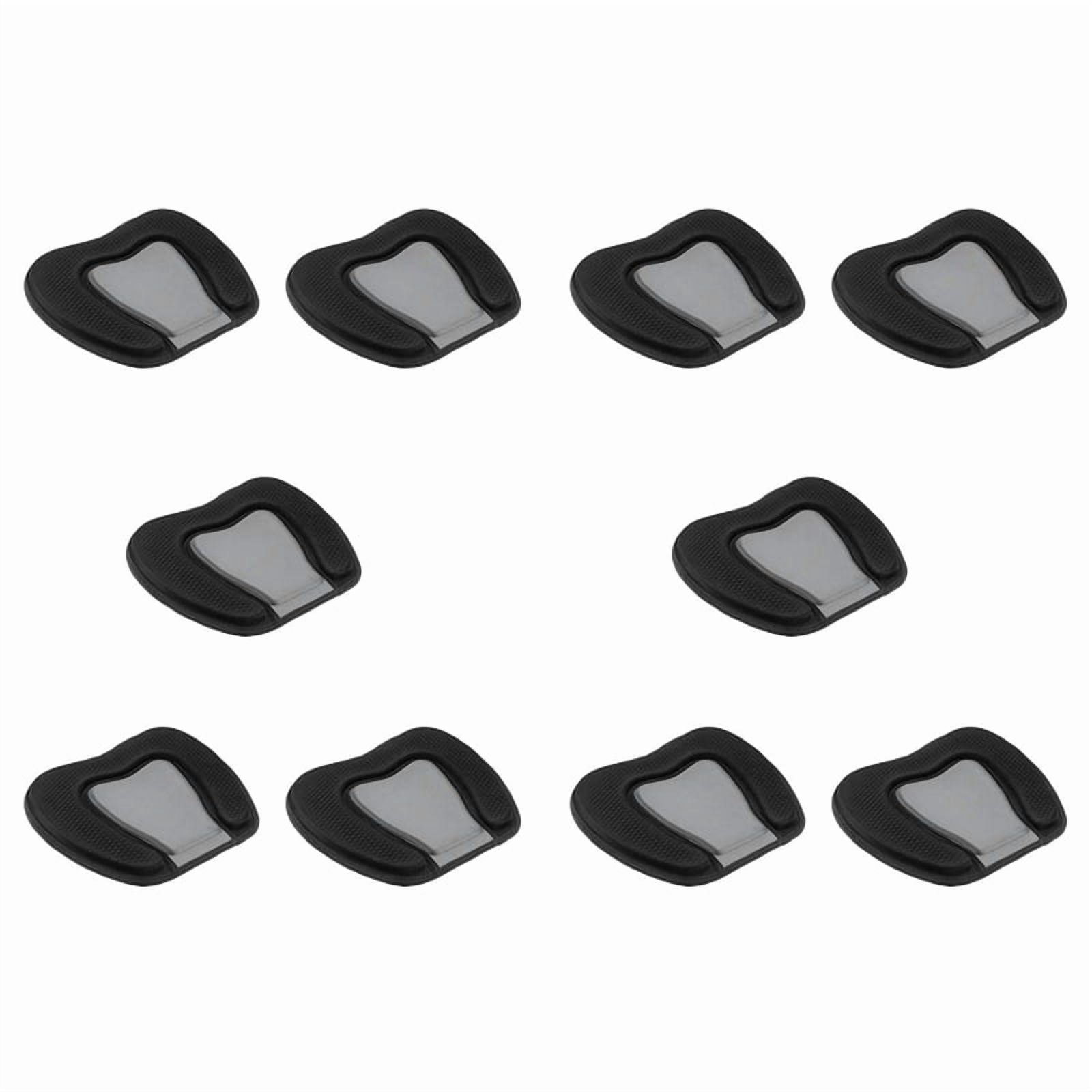 10 Pcs 38X32cm Kayak Soft Seat Cushion Pad Canoe Fishing Boat Comfortable EVA Cushion Seat Padded for Boat,10 x Kayak Seat,Black&grey