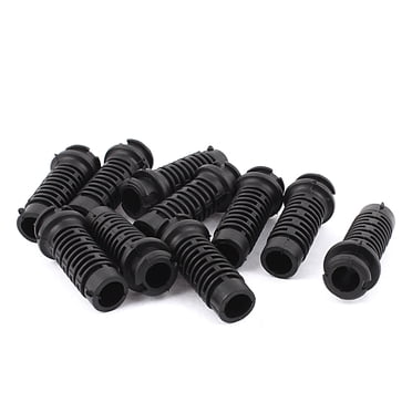 Uxcell Micro Strain Relief Cord Boot Protectors | 20pcs 27mm Rubber Cable Protectors For Chargers & Power Tools