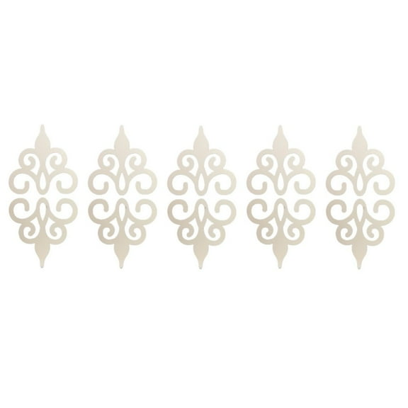 10 Pcs 3D Mirror Acrylic Waist Line Building Border Decal Wall StiforCKer Home Decor