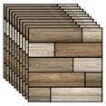 thumbnail image 1 of 10 Pcs 3D Wall Panel Peel and Stick Faux Brick Wall Tiles Stickers Easy DIY PVC Self Adhesive Wall Paper for Interior Wall Decor 30CMx30CM Type 3, 1 of 10