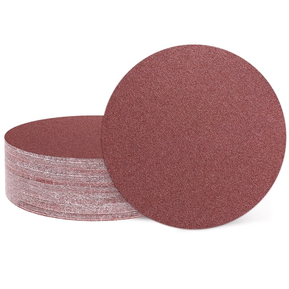 10 Pcs 5 Inch Sanding Disc 60 Grit Hook and Loop Sandpaper Random Orbital Sander Pads for Woodworking Automotive