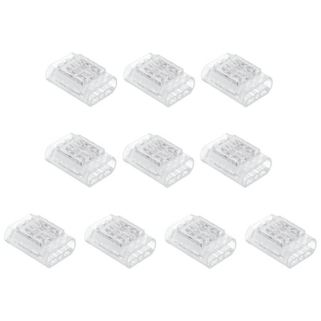 10 Pcs 5 Pin Wire Connectors 22-20 AWG No Strip Insulation Piercing Clips Electrical Connectors