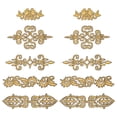 thumbnail image 1 of 10 Pcs 5 Styles Gold Flower Embroidery Patches Ethnic Style Polyester Iron on/Sew on Applique Patches Sewing Craft DecorationDIY, 1 of 6