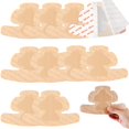 10 Pcs 5 x 8 Inch Bordered Silicone Adhesive Foam Dressing Wound