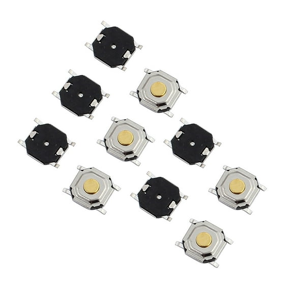 10 Pcs 5mmx5mmx1.5mm Panel PCB Momentary Tactile Tact Push Button Switch