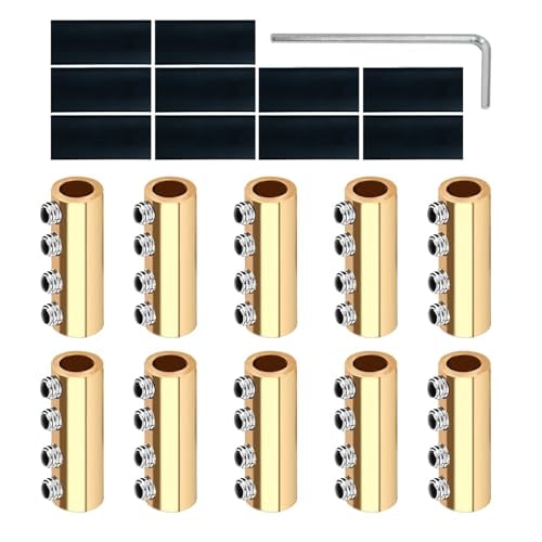 Linkstyle 6-Piece Lever Wire Connector Kit - 80A 1000V For 14-6 AWG Wires, Quick Splice Terminals