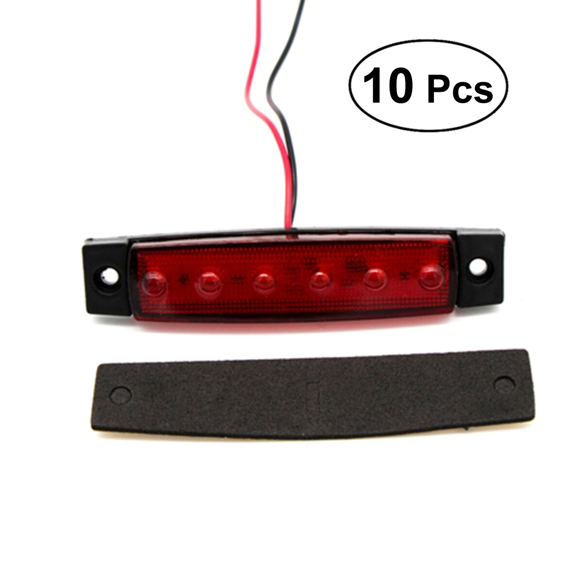 10 Pcs 6 LED 24V Trailer Trunk Tail Light Replacement Led Trailer