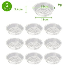 Bond 2.5 in. H X 8 in. D Plastic Plant Saucer Clear