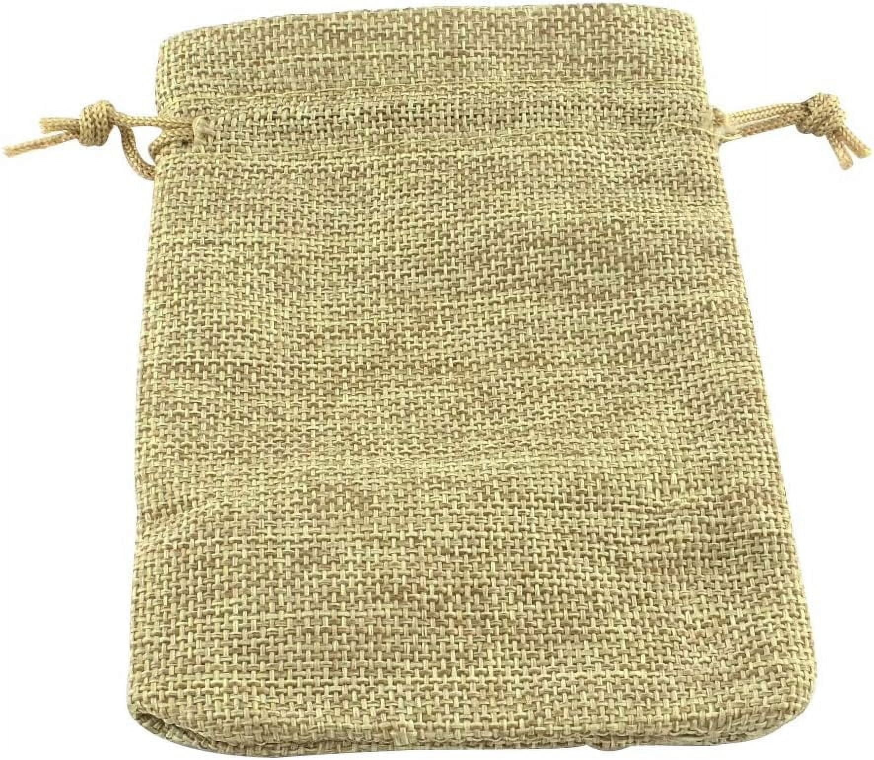 Sanrich 20 Pack Floral Burlap Drawstring Bags 4 X 5.5 Inch