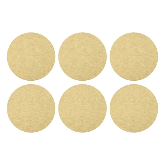 10 Pcs 9 Inch Sanding Disc 120 Grit Hook and Loop Sandpaper Random Orbital Sander Pads for Woodworking Automotive, Gold