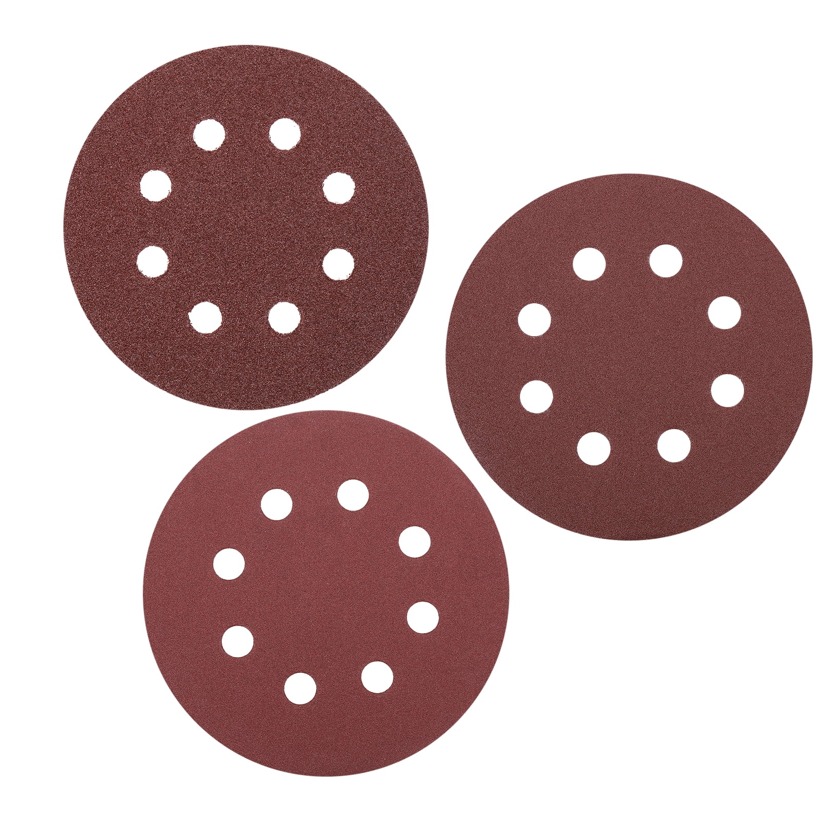 10 Pcs 9 Inch Sanding Disc 180 Grit Hook and Loop Sandpaper Random Orbital Sander Pads for Woodworking Automotive, Gold