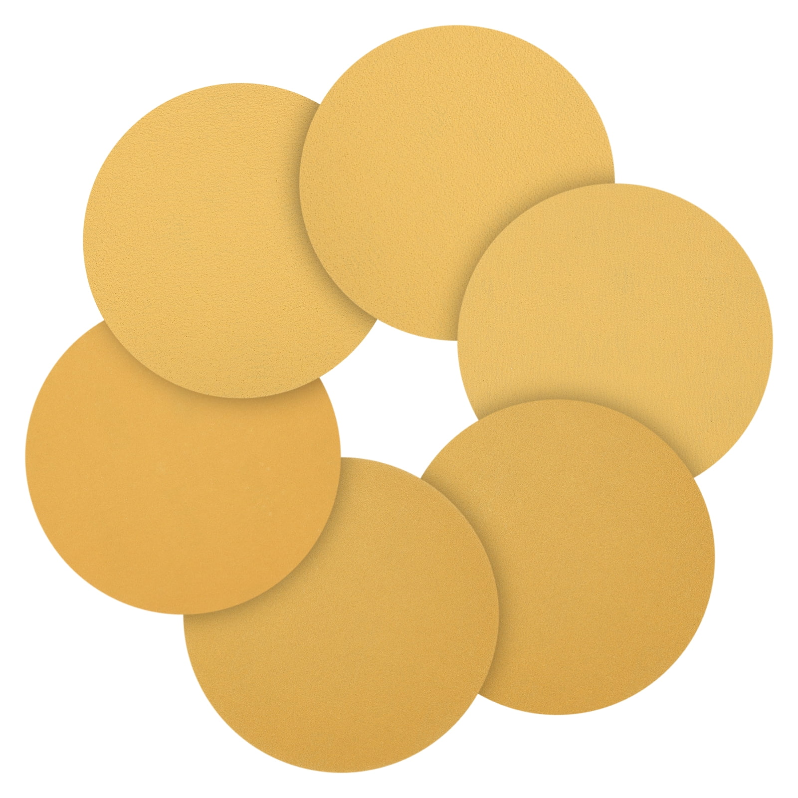 10 Pcs 9 Inch Sanding Disc 180 Grit Hook and Loop Sandpaper Random Orbital Sander Pads for Woodworking Automotive, Gold