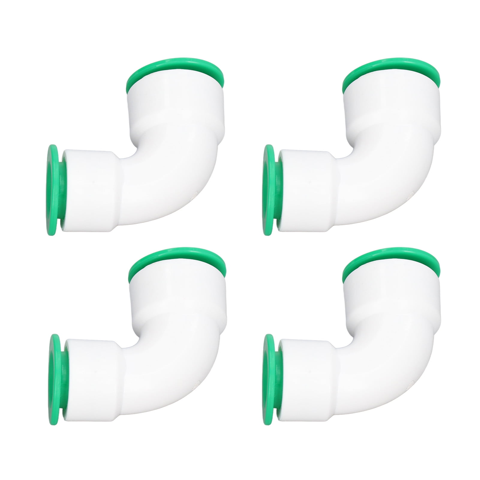 10 Pcs 90 Degree Water Line Connector Fittings Quick Connect Reducing