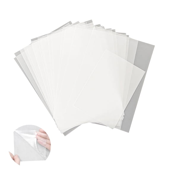 10 Pcs A3/A4 Adhesive Patches Double-Sided Adhesive Film For DIY Projects