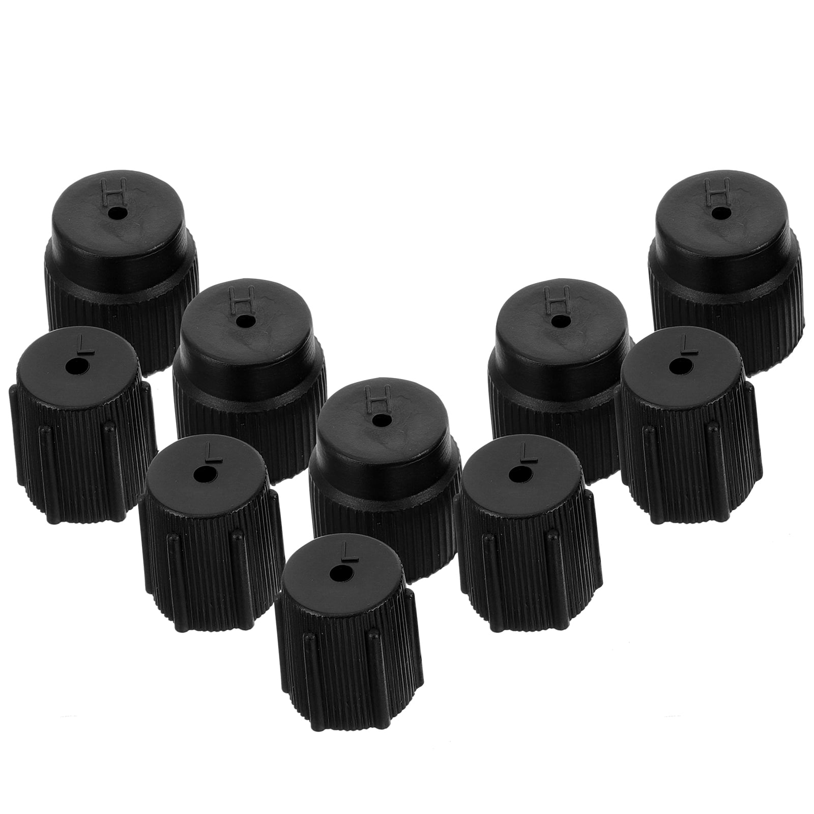 10 PCS Car A/C Valve Core Caps, R134a A/C High & Low Pressure Port - Foto 5