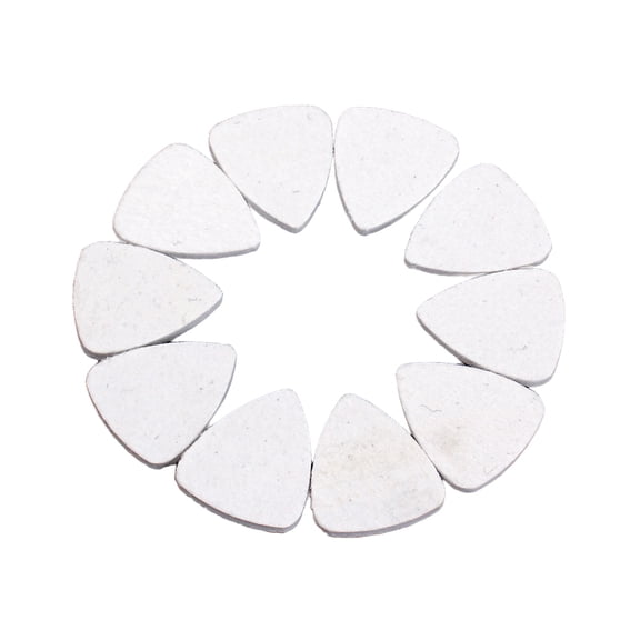 10 Pcs Acoustic Guitar Replacement Picks Wool Felt Flexible for Ukulele Classical Ballad