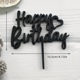thumbnail image 1 of 10 Pcs Acrylic Happy Birthday Cake Topper Pink Gold Silver Acrylic Kids Men Women Cake Decorations for Baby Shower Gift Supplies, 1 of 10
