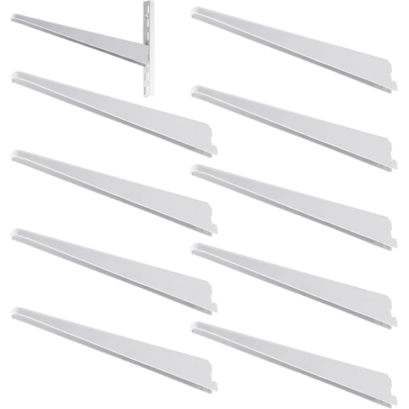 Tool Racking Bracket Dual Track Shelf Brackets for Home Improvement