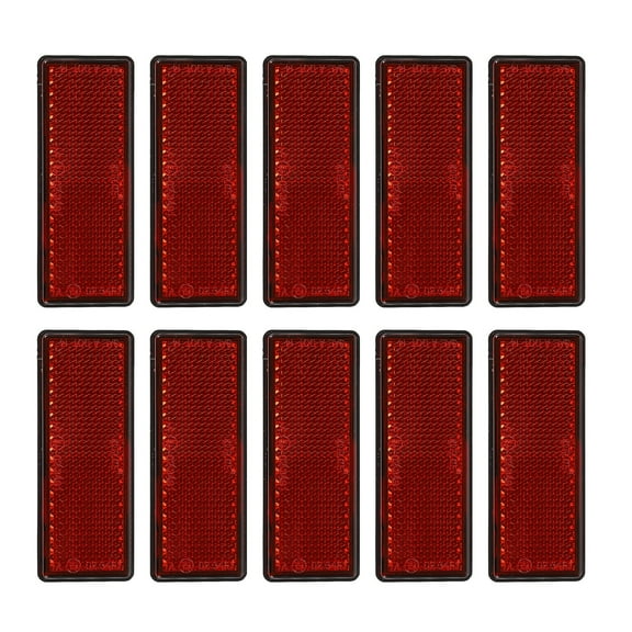 FELTECHELECTR Dark Night Reflective Boards Red Plastic 10Pcs