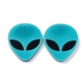 thumbnail image 1 of 10 Pcs Alien Face Charms Pendant Opaque Acrylic Pendants Jewelry Making Charms Acrylic Charms Pendant Pendant Ornament for Women DIY Necklace Bracelet Earring Jewelry Craft Making, 1 of 4