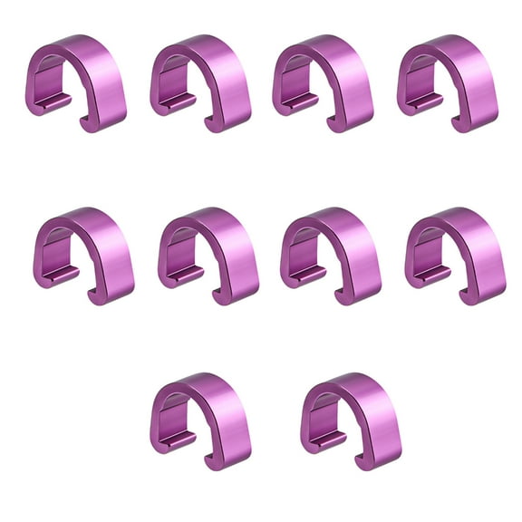 10 Pcs Aluminum Alloy Bike Cable C-Clips Mountain Bike Bicycles Brake Cable Clip