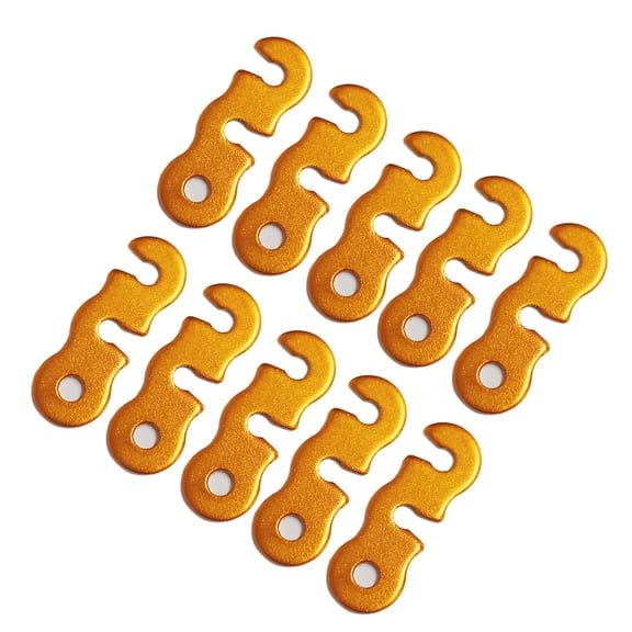 10 Pcs Aluminum Alloy Tent Rope Buckle Tent Fastener Tensioner Guyline Cord Adjuster Camping Accessories