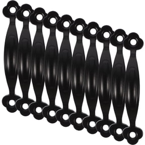 10 Pcs Antique Cabinet Knob Handles Pulls Kitchen Drawer Black