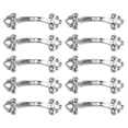 thumbnail image 1 of 10 Pcs Antique Drawer Small Handle Jewelry Box Gift Box Packaging Accessories(Doors & Door Hardware), 1 of 9