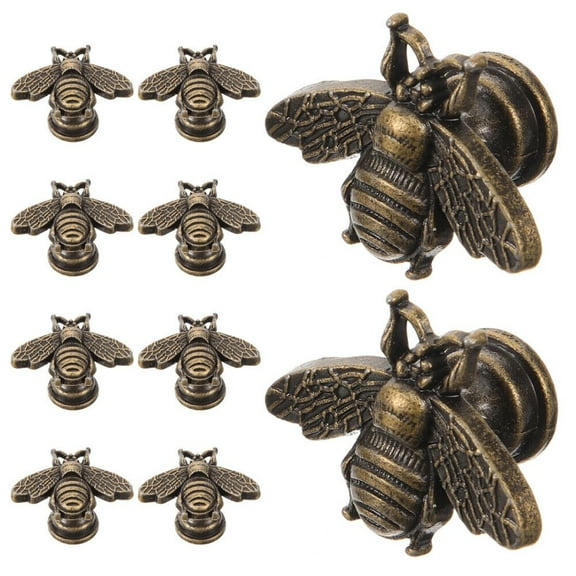 10 Pcs Antique Pull Drawer Single Hole Door Handle Cabinet Handles