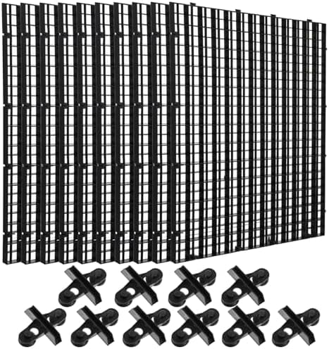 10 Pcs Aquarium Divider Tray Plastic Grid Aquarium Egg Crate Light ...