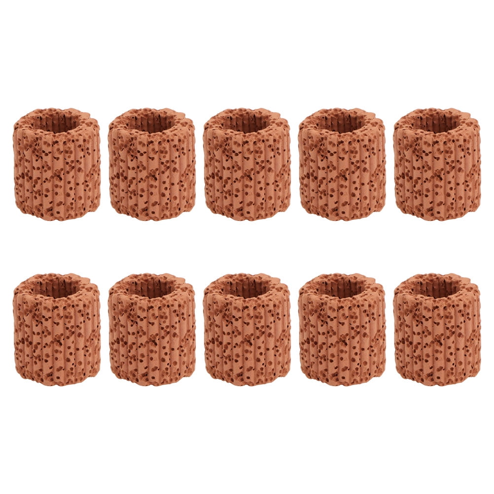 10 Pcs Aquatic Fixed Ring Fish The Plant Gravity Ceramic Filter