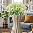 thumbnail image 1 of 10 Pcs Artificial Baby's Breath Flowers, Faux Floral Stem for Vase Arrangements, Wedding and Home Decor, White, 1 of 5
