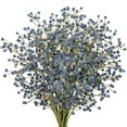 thumbnail image 1 of 10 Pcs Artificial Flowers Baby's Breath 23.6" Faux Baby Breath Wedding Flower Arrangement Blue Home Decor, 1 of 5