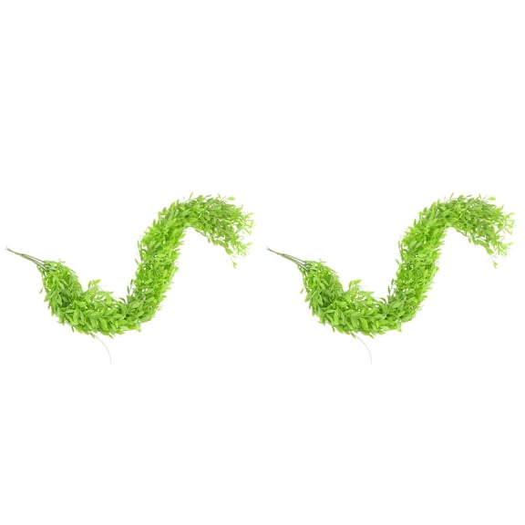 10 Pcs  Artificial Hanging Plant Simulated Weeping Willow Hanging Floral Decor