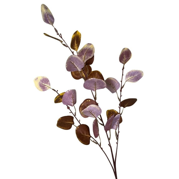 10 Pcs Artificial Plants Silk Eucalyptus Leaves, Faux Eucalyptus Stems, Artificial Silk Plants Leaf Branches Greenery, Fall Decor for Table Centerpiece 34.65"