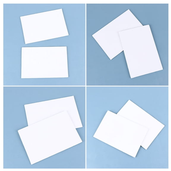 Tineasur 10-Pack Thick Cotton Canvas Painting Panels for Oil Painting, Art, and Craft Projects with Boards