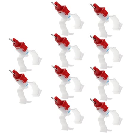 10 Pcs Automatic Chicken Water Drinking s Poultry Drinkers with Hanging for 3/4 inch Pipes