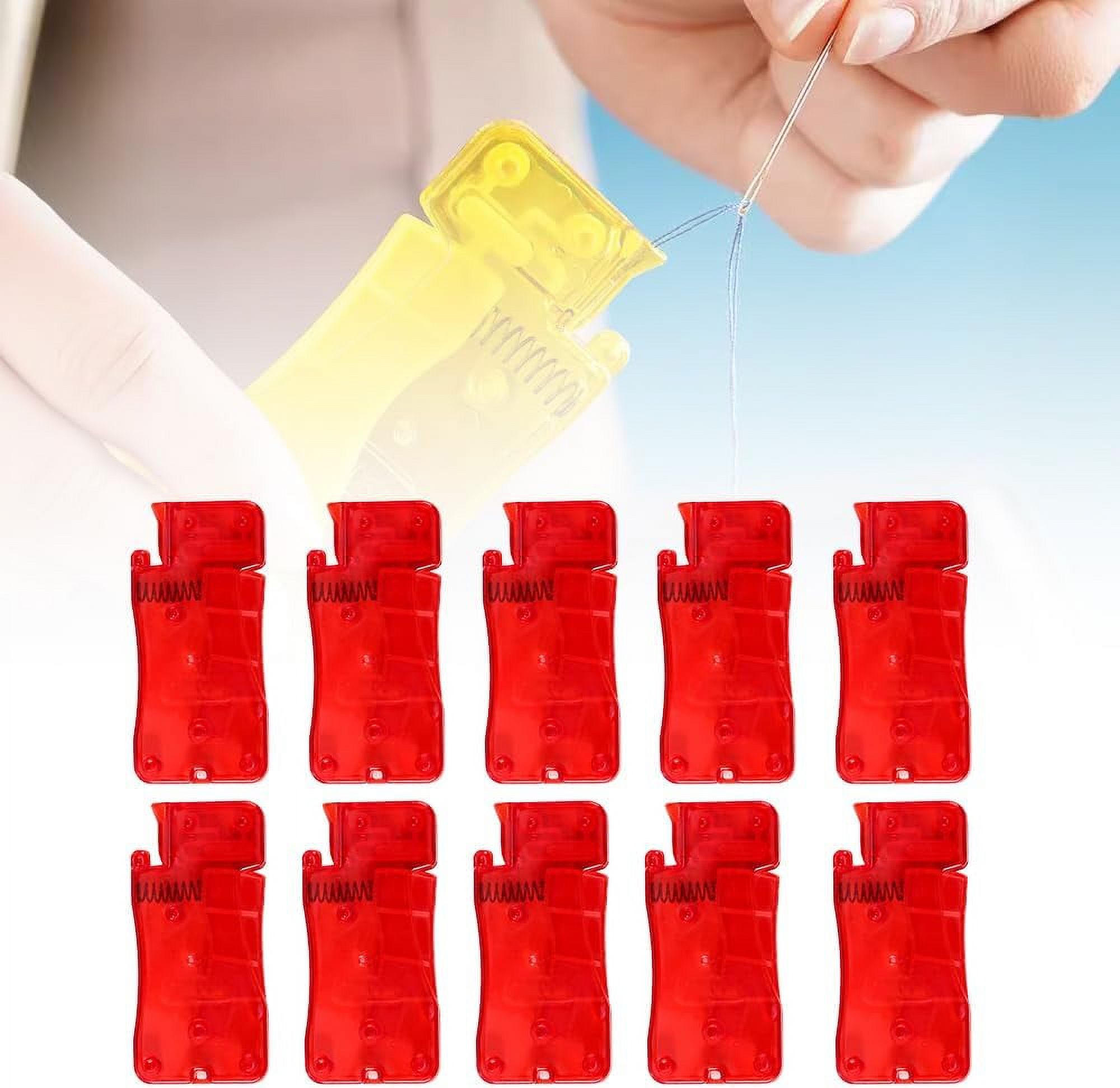 Selfneedle Threader 10 Pcs Automatic Needle Threader Easy Needle Threader Tool Self-Thread ...