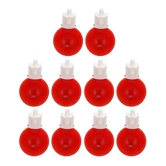 10 Pcs Automatic Poultry Drinkers For Chickens Ducks Geese Turkeys